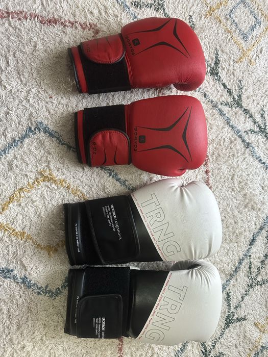 luvas de boxe dois pares