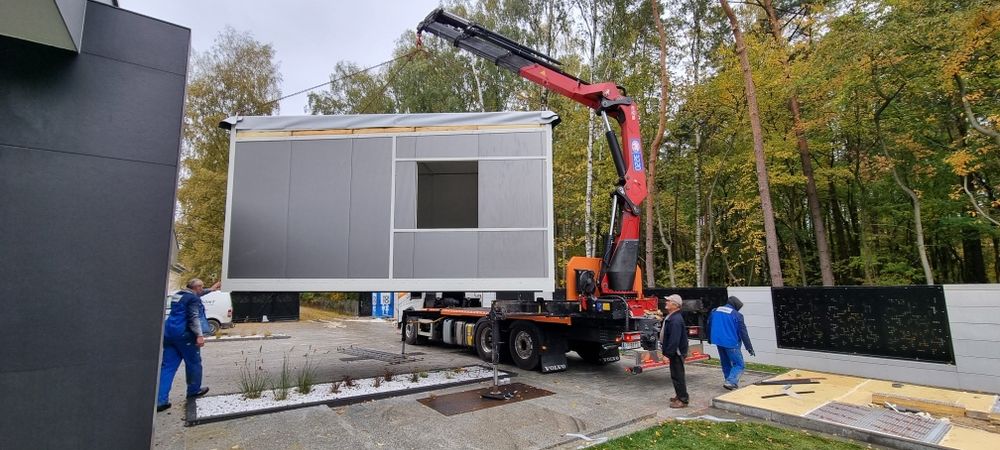 Usługi hds transport dźwig kontenery montaż