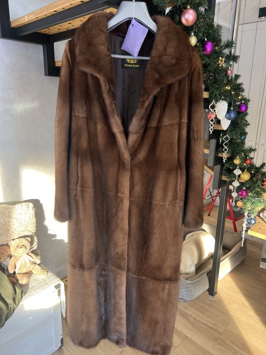 шуба из норки, фабрика Тисминець (Украина)