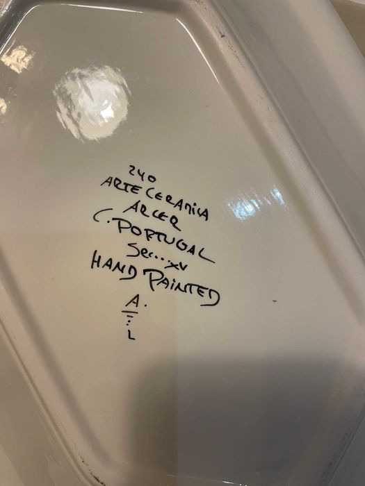 Travessa com tampa Arte Cerâmica ARCER-Coimbra