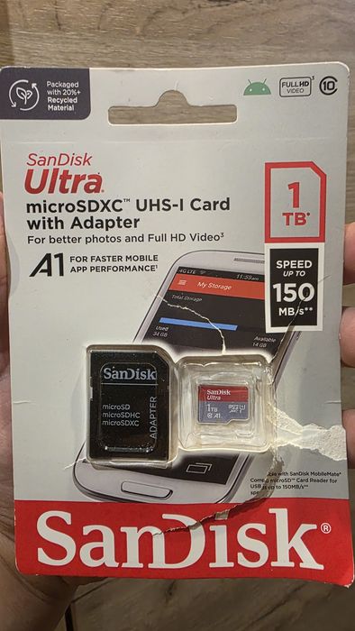 Karta pamięci SANDISK Ultra 1TB  microSDXC UHS-I 1TB 150MB/s A1
