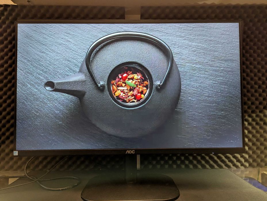 Monitor AOC 27 IPS 75Hz (com caixa e base original)