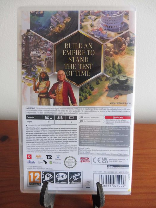 Sid Meier's Civilization VII/7 (Nintendo Switch) Novo, selado