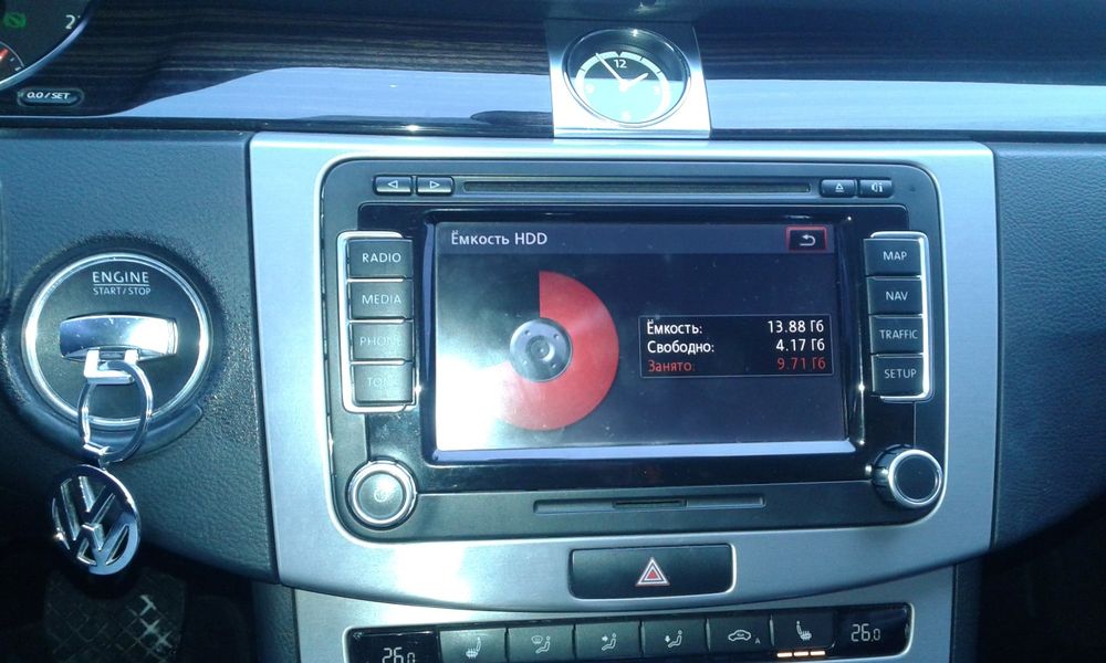 Автомагнітола Фольксваген РНС-510 Пасат Джета Тігуан Гольф