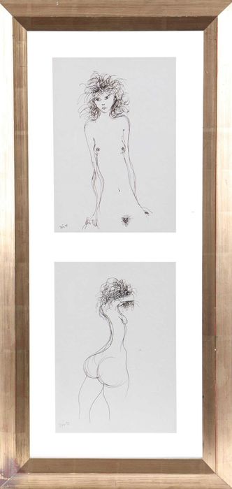 João Cutileiro - 4 desenhos a Tinta da China