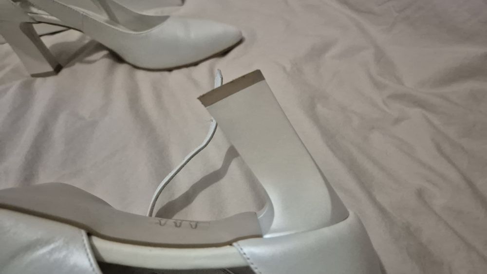 Skórzane buty ślubne