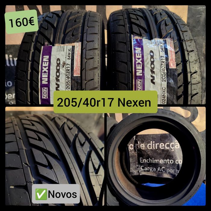 Pneus novos 175r14C  205/40r17 225/60r16