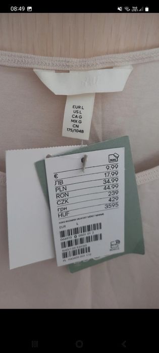 Bluzeczka jasno beżowa L/Xl