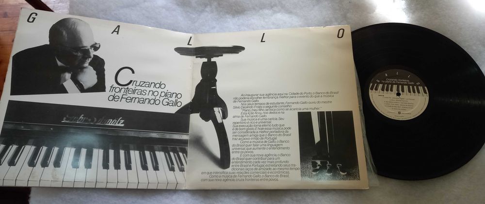 Cruzando Fronteiras No Piano De Fernando Gallo LP - Banco Do Brasil
