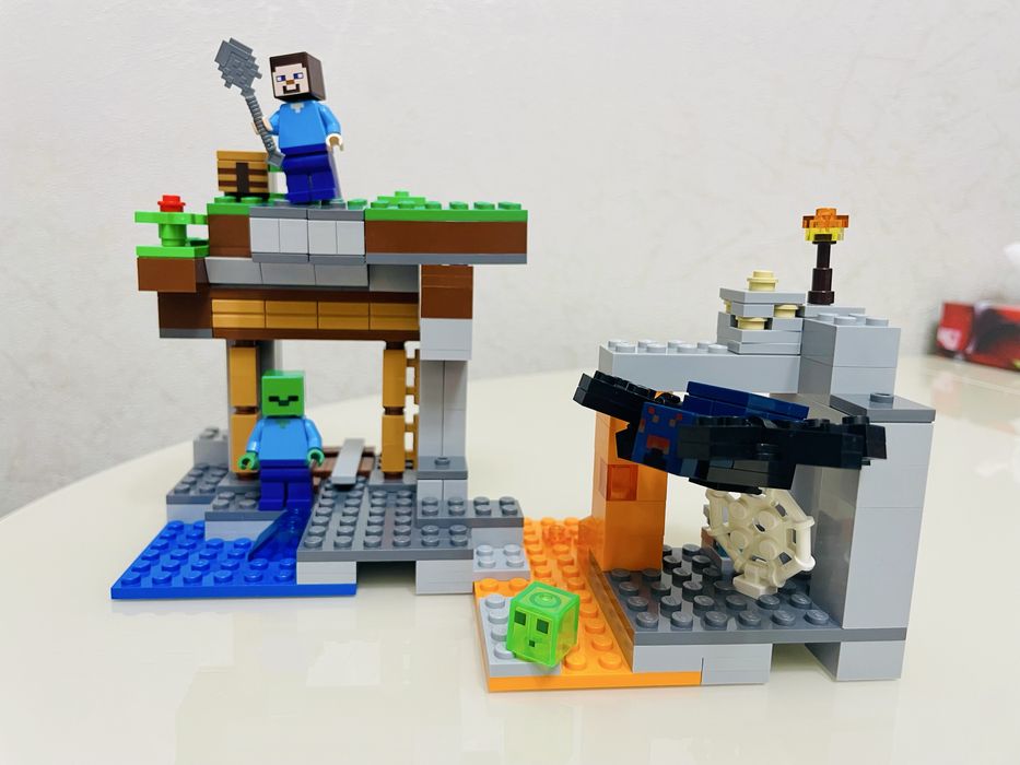 Оригінал! LEGO Minecraft покинута шахта