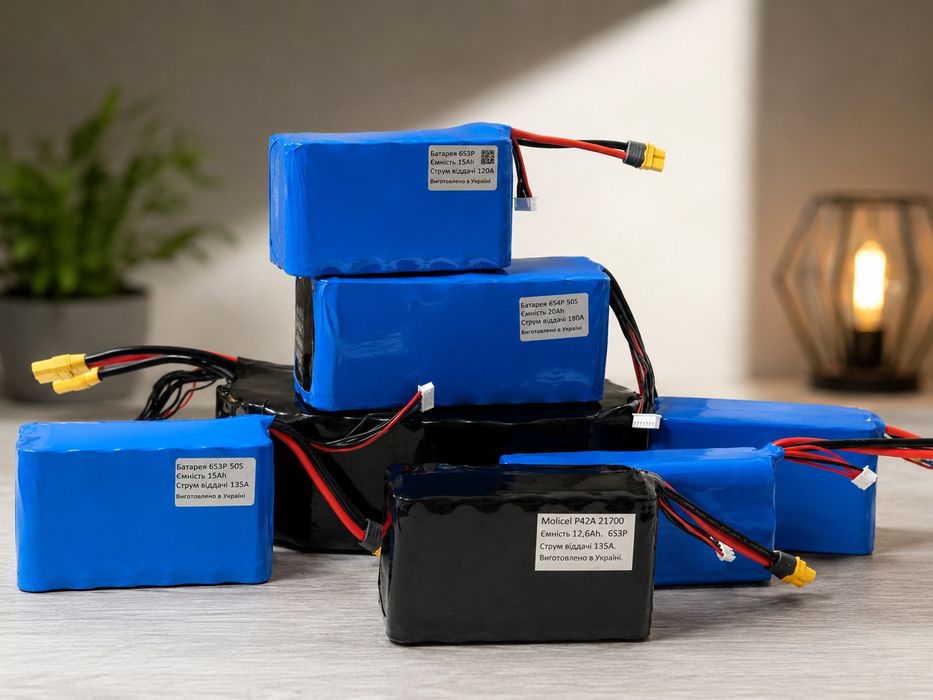 АКУМУЛЯТОР ДЛЯ FPV 6S4P 20 000 mAh | Samsung 50S | НОВИЙ АКБ