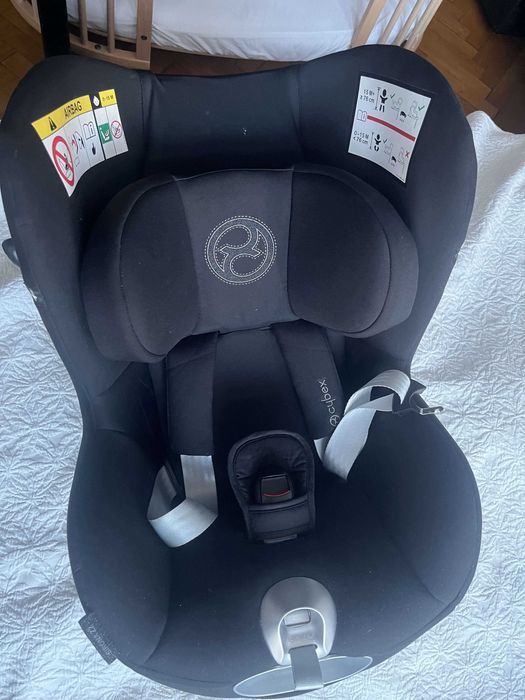 Cybex Sirona Z2 i-Size Deep Black + baza Z2 (ISOFIX) – fotelik 0–18 kg