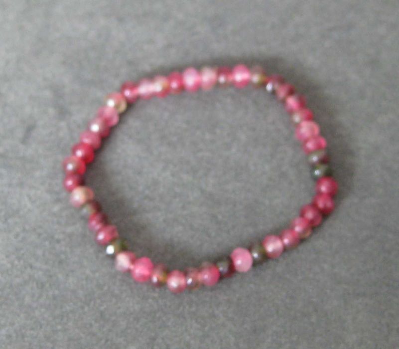 Pulseiras de Contas de Vidro Facetadas NOVAS - cores diversas