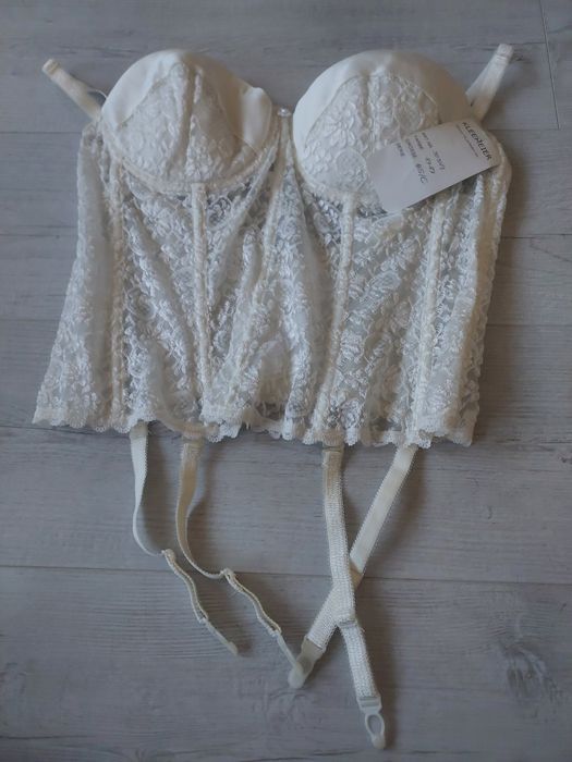 Gorset 85C kremowy NOWY