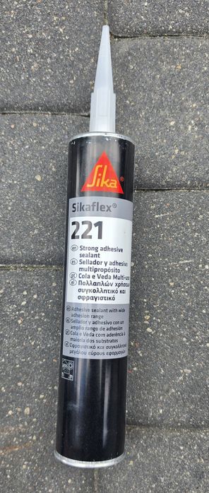 Sikaflex 221 biały 300ml klej  uszczelniacz SIKA