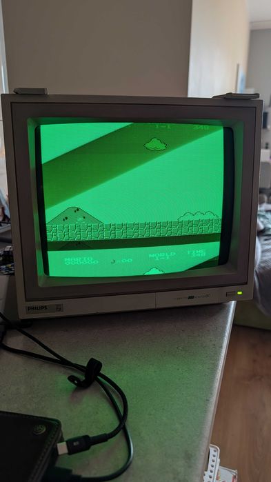 Retro Monitor Philips Computer Monitor 80 CRT - vintage, sprawny