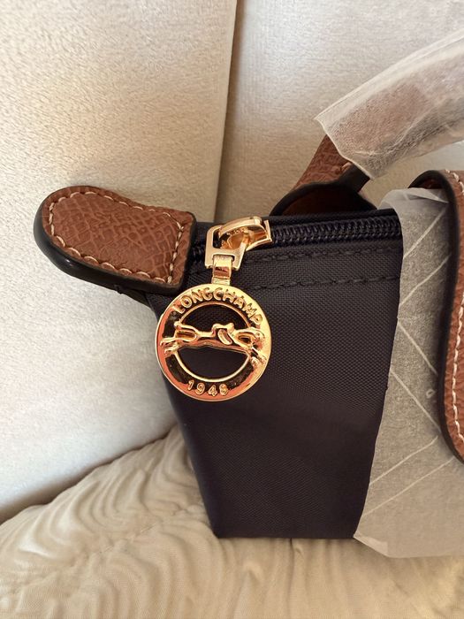 Mini Longchamp Azul-Marinho