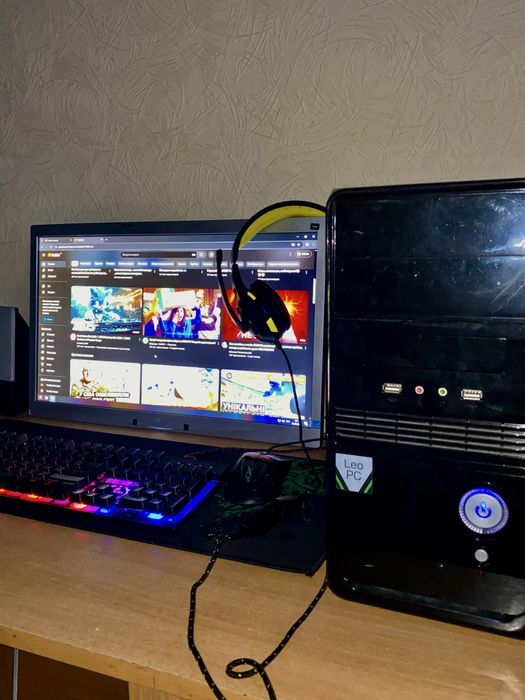 Ігровий ПК Xeon 2650 v2, RX470 8gb,8 ядер 16 потоков, ssd 120, hdd 1tb