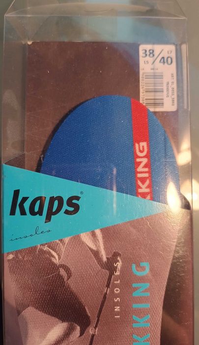 Wkładki do butów trekkingowych Kaps Trekking Insoles 38/40