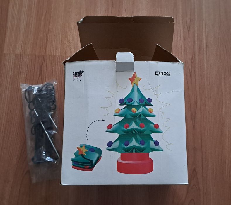 Árvore de Natal insuflável com luzes