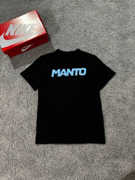 Футболка MANTO/чорна/унісекс/Манто/manto/дешево