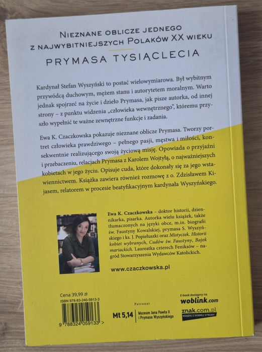 Prymas Wyszyński Wiara nadzieja i miłość Ewa Czaczkowska