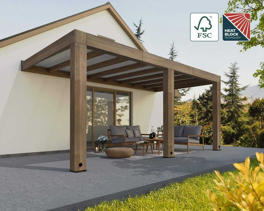 Coberturas de Terraço e Marquises por Medida | Policarbonato e Outros Materiais | Envio Nacional