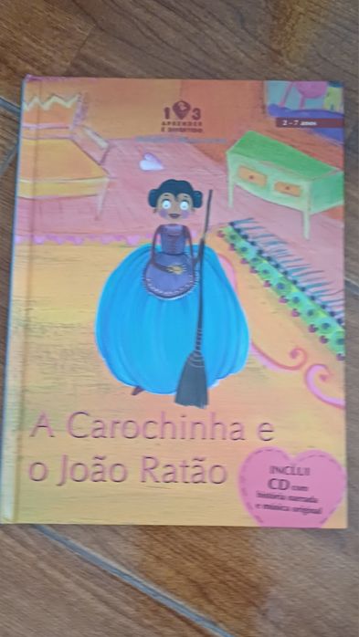 Histórias de Encantar, Coleção 123 Aprender é Divertido. Dos 2 aos 7 anos.  1,50€ Cada