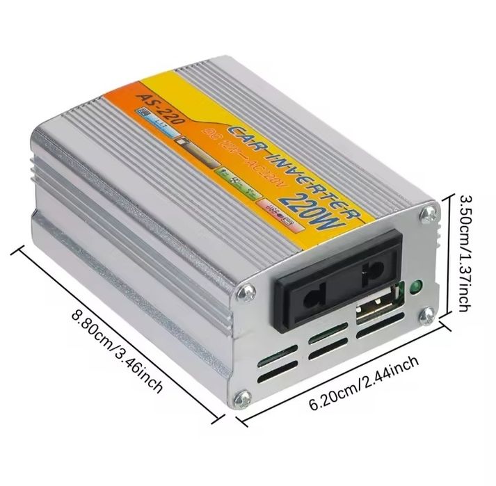 Інвертор 12-220В. 220Ват,