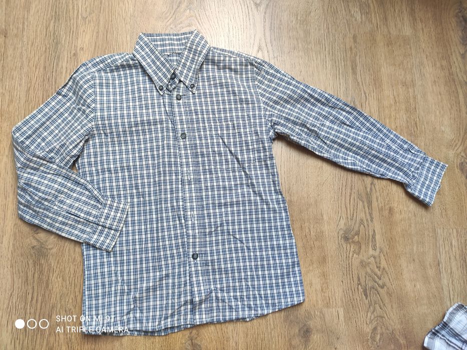 Komplet 134 t-shirt nowy, spodenki jeans + gratisy