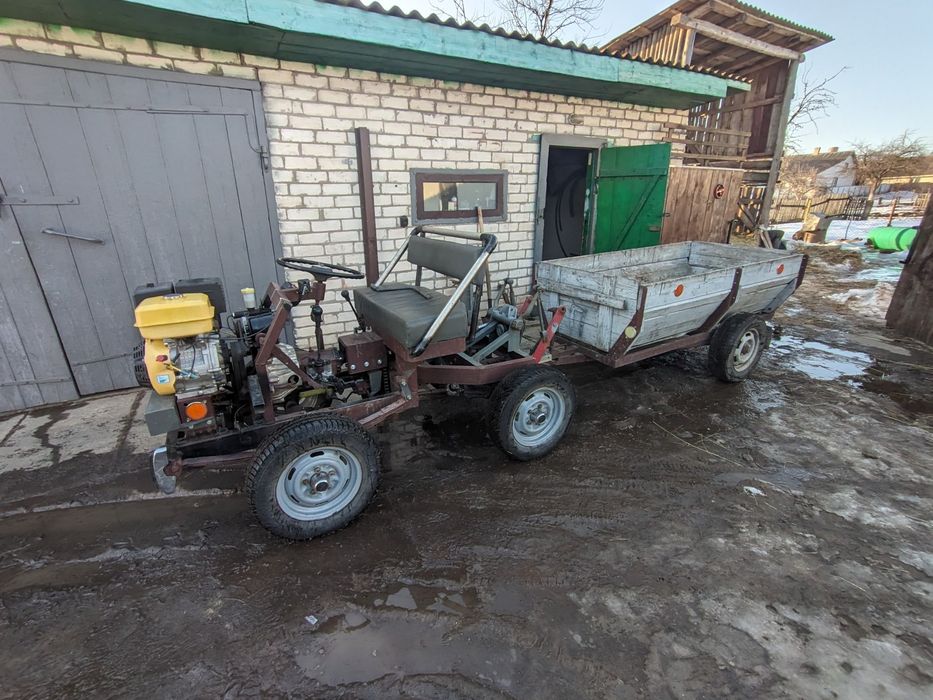 Продам саморобний повнопривідний трактор .
