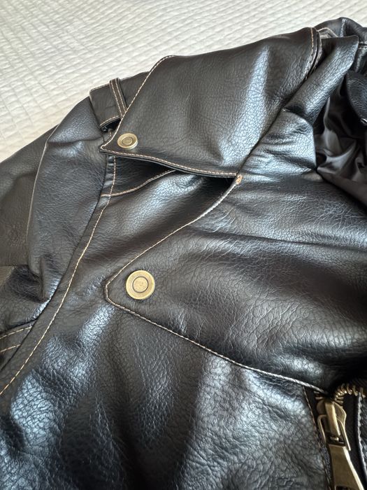 Kurtka meska skorzana motocyklowa