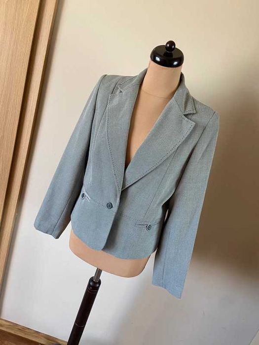 Zakiet marynarka blazer pepitka xxl 44 42 pepitka wzor +size