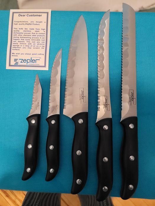 Ножі цептор самозатачивающие лазерная заточка цептер ножи Zepter