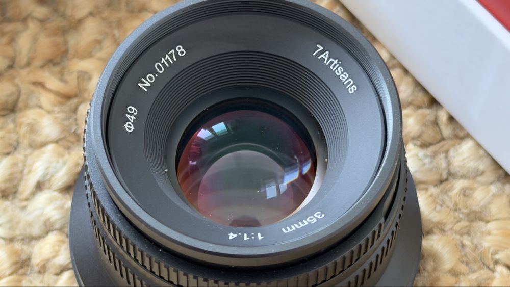 7Artisans 35mm f/1.4 APS-C Canon RF — nova, por estrear