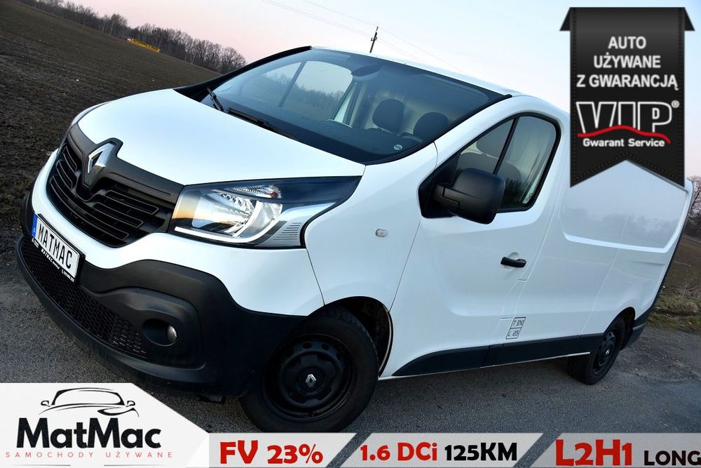 Renault TRAFIC L2H1 NAVIGACJA HAK  *125*L2H1*LONG*Manual*PDC*Hak*FAKTURA VAT23%