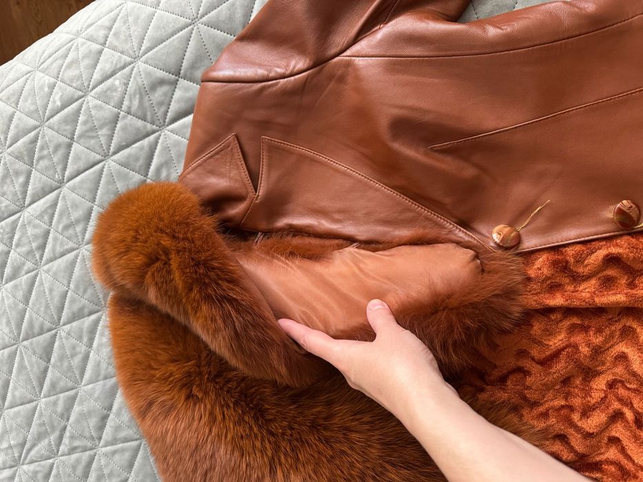 Продам шкіряний піджак