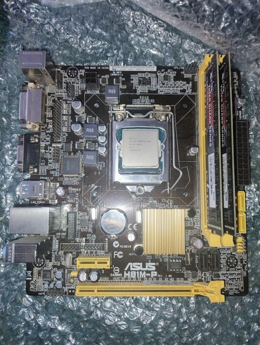 I5 4670k+płyta główna+ram 1x8gb