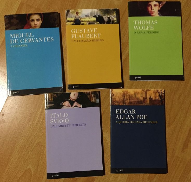 Lote de livros de literatura estrangeira