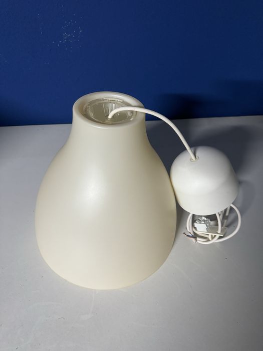 candeeiro de teto braco bege moderno minimalista para sala