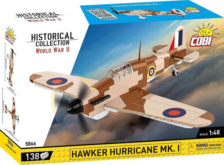 Cobi Klocki Hawker Hurricane Mk.i. Nowy Produkt