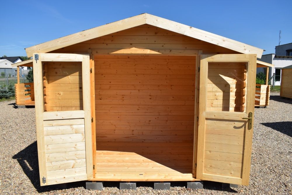 od ręki SOLIDNY domek drewniany ogrodowy *3x2*6m2*narzędziowy*ściany z balika aż 34mm