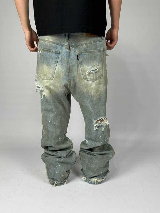 Project GRAILZ G/R gr штаны archive opium джинси сині рвані distressed