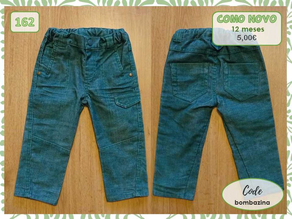 Calças e conjuntos, 9-12 meses (oferta portes)