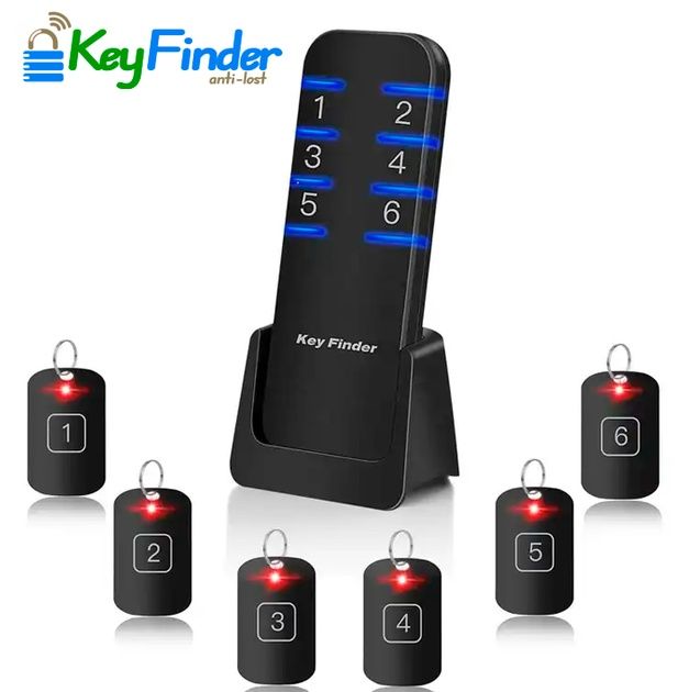 Набір трекерів Bravo Anti-Lost Alarm Key Finder 6 в 1 бездротовий 6E