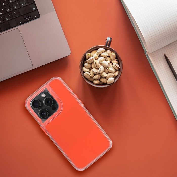 Futerał do iPhone 14 PRO Matrix pomarańczowy