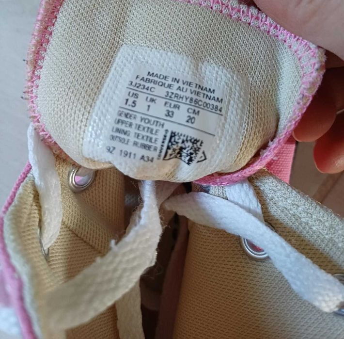 trampki converse rozmiar 33