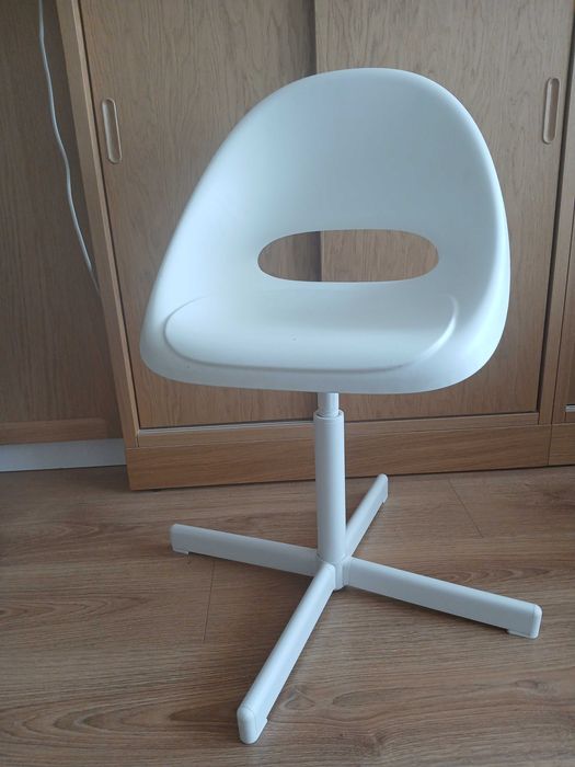 LOBERGET / SIBBEN Dziecięce krzesło biurowe, biały