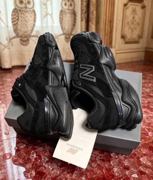 New Balance 9060 Triple Black Suede BPM R.39.5