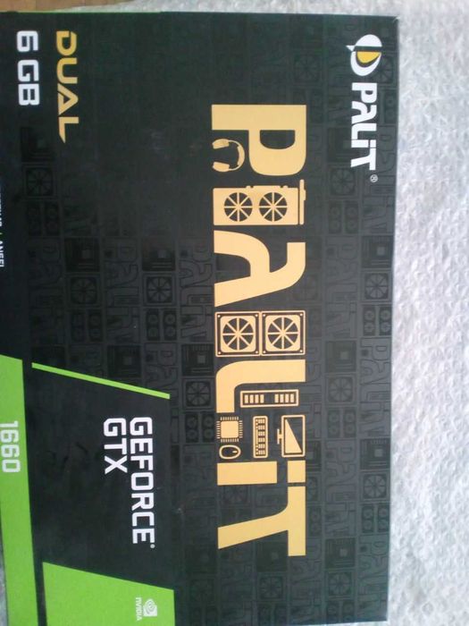 Видеокарта PALIT GTX 1660 Dual 6Gb 192bit (не рабочая)